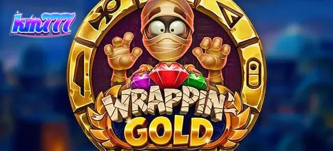 Visual bertema mumi Mesir untuk slot Wrappin Gold